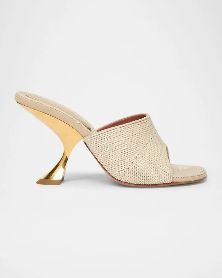 Taylor Woven Slipper Mule Sandals
