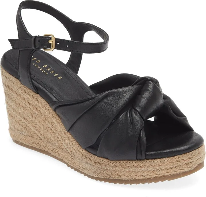 Taymin Knotted Espadrille Wedge Sandal