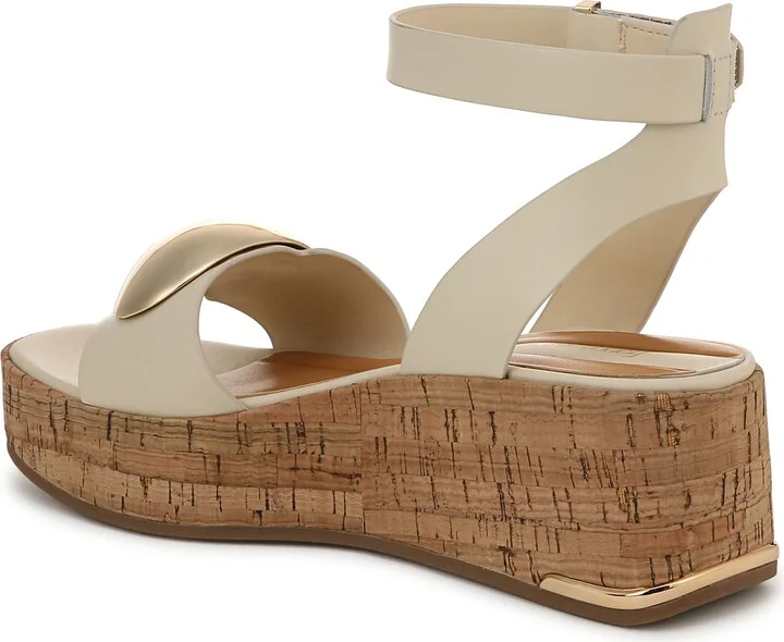 Taysha Ankle Strap Platform Wedge Sandal - Image 3