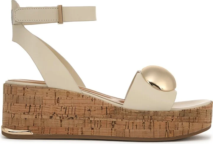 Taysha Ankle Strap Platform Wedge Sandal - Image 4