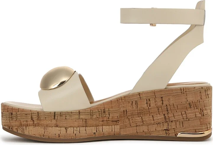 Taysha Ankle Strap Platform Wedge Sandal - Image 9