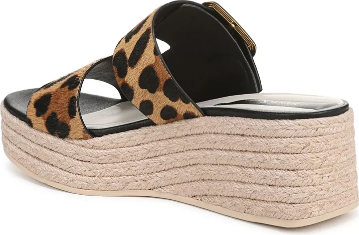 Taziana Genuine Calf Hair Wedge Sandal - Image 2