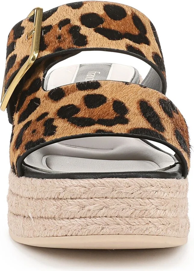 Taziana Genuine Calf Hair Wedge Sandal - Image 4