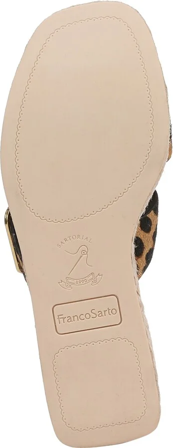 Taziana Genuine Calf Hair Wedge Sandal - Image 6