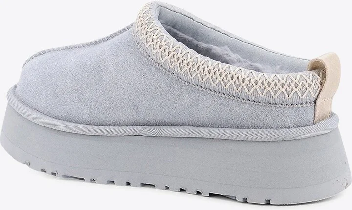 Tazz Braid-Edge Suede Flatform Mules - Image 2