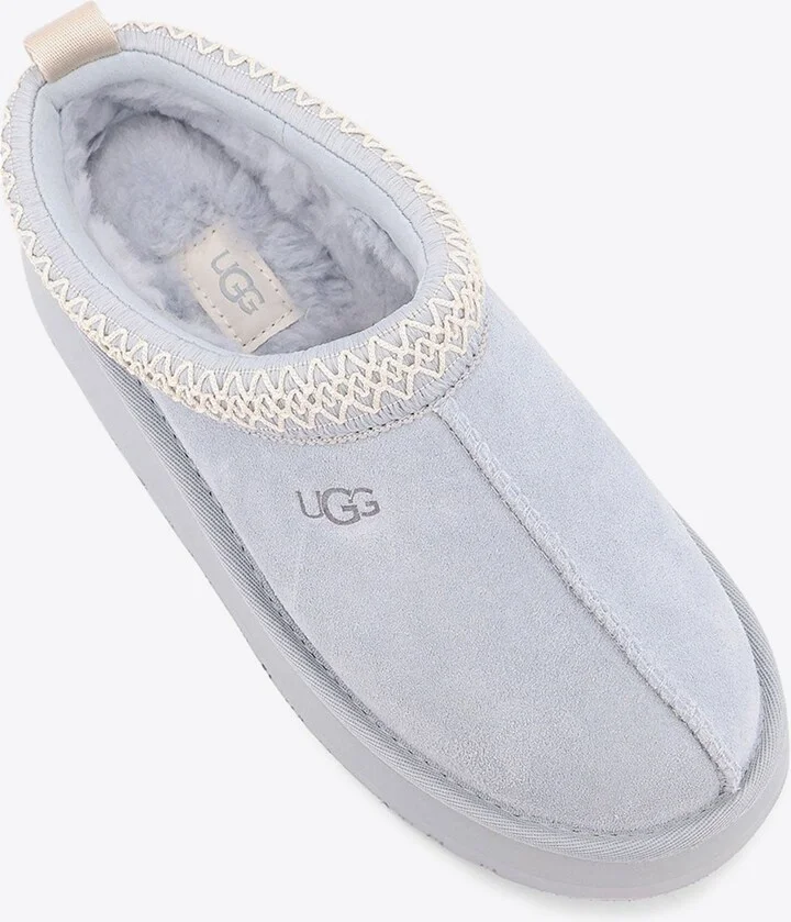 Tazz Braid-Edge Suede Flatform Mules - Image 3