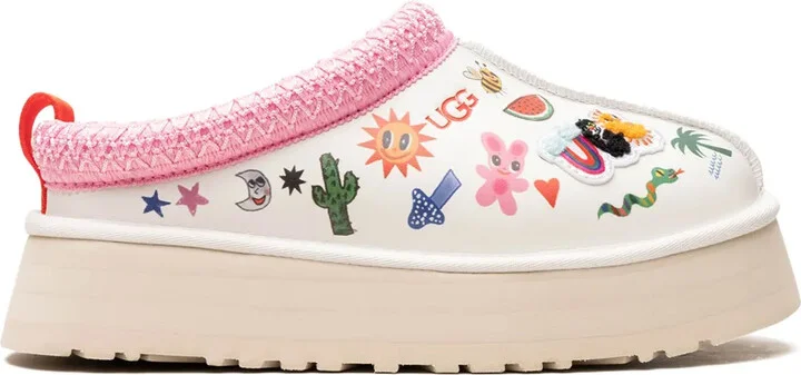 Tazz Pop Sketch "White" slippers