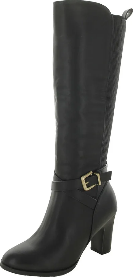 Teals Womens Faux Leather Tall Knee-High Boots