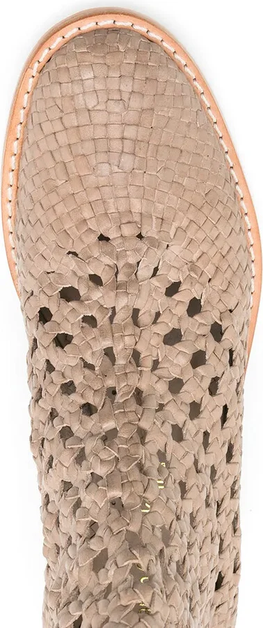 Teca perforated-detailing boots - Image 4