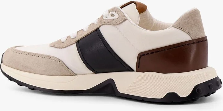 Technical Fabric And Leather Sneakers - Image 3