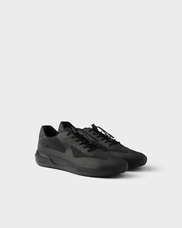 Technical fabric sneakers