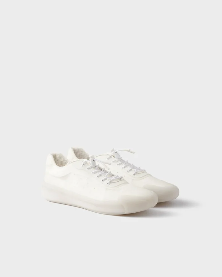 Technical fabric sneakers