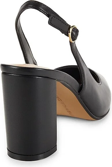 Teddy 82MM Leather Block Heel Pumps - Image 3