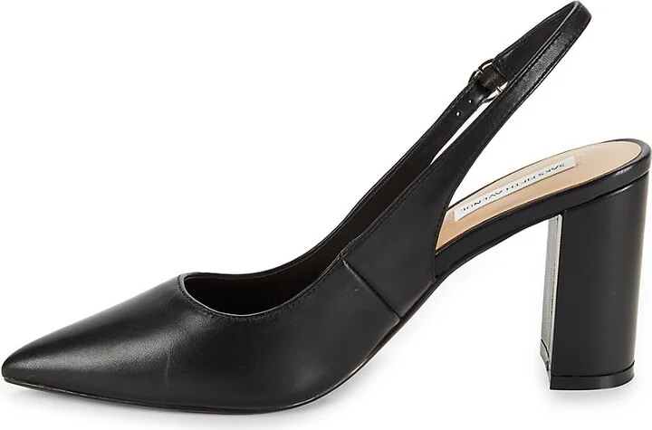 Teddy 82MM Leather Block Heel Pumps - Image 4