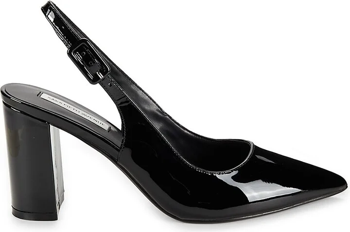 Teddy 82MM Leather Block Heel Pumps