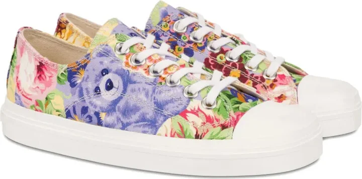 Teddy-Bear-print sneakers - Image 2