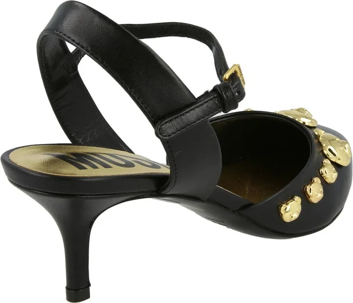 Teddy Bear Stud Kitten Heel Pump - Image 2