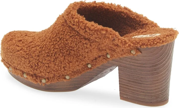 Teddy Faux Fur Teddy Clog - Image 2