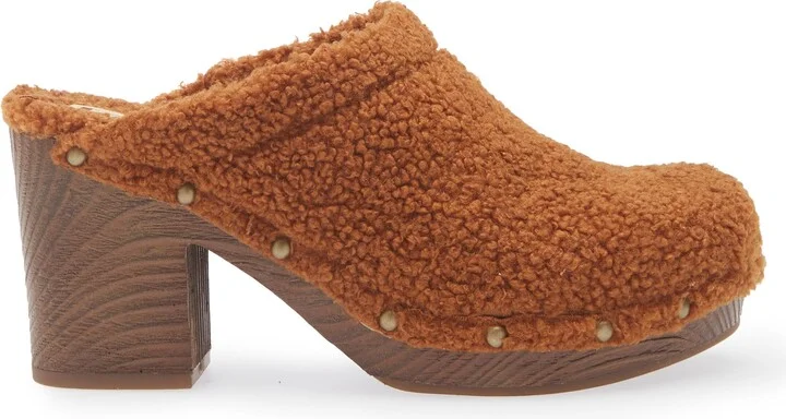 Teddy Faux Fur Teddy Clog - Image 4