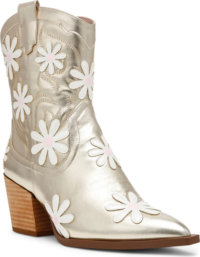Teddy Pointed Toe Western Boot