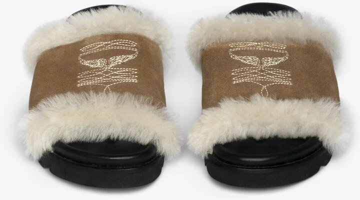 Teddy Shearling Mules - Image 4