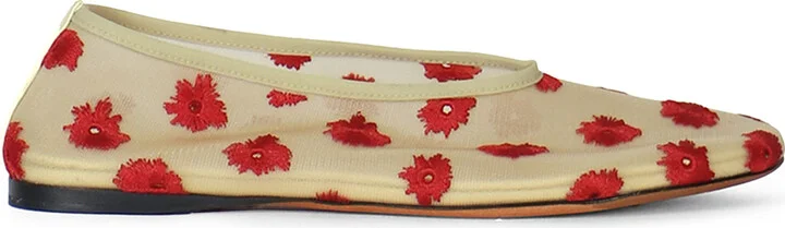 Tee Embroidered Slippers