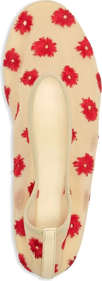 Tee floral-embroidered pumps - Image 4