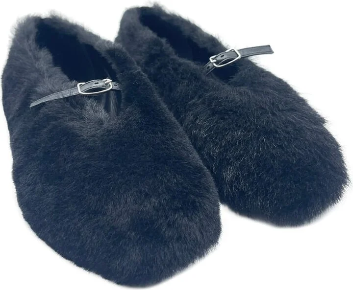Tee Mary Jane Fur Ballerina - Image 2
