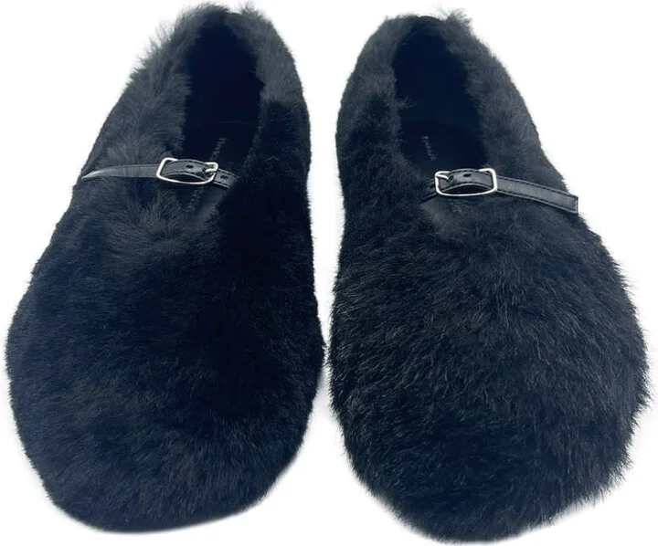 Tee Mary Jane Fur Ballerina - Image 3