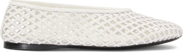 Tee Perforated ballerina shoes
