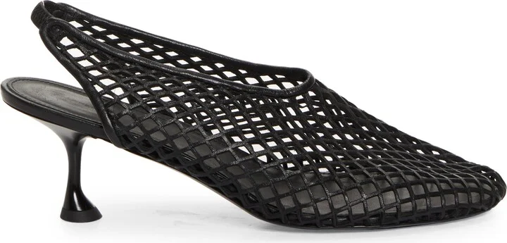 Tee Perforated Slingback Pump - Image 3