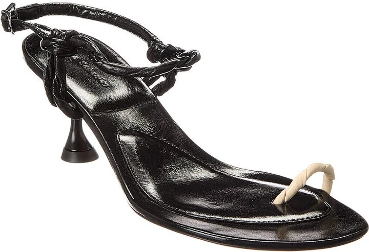 Tee Toe Leather Sandal