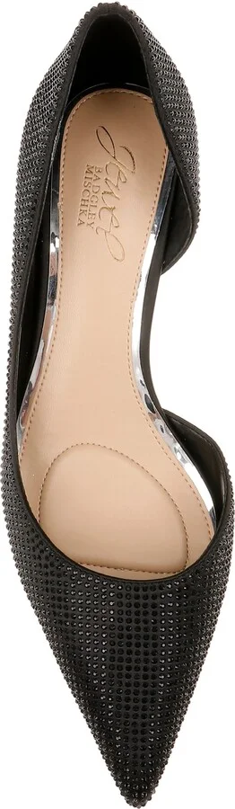 Teegan Half d'Orsay Pointed Toe Kitten Heel Pump - Image 5