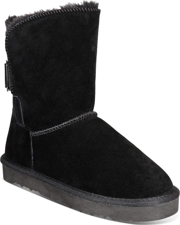 Teeny Womens Suede Cold Weather Booties