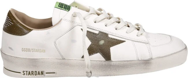 Tejus Printed Star Sneakers With Leather Upper And Rubber Sole