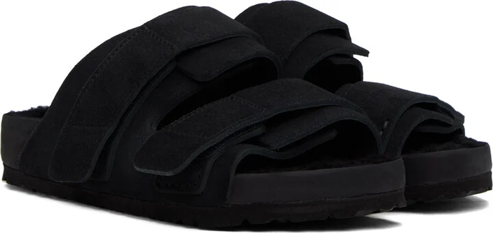 Tekla Black Birkenstock Edition Uji Sandals - Image 4