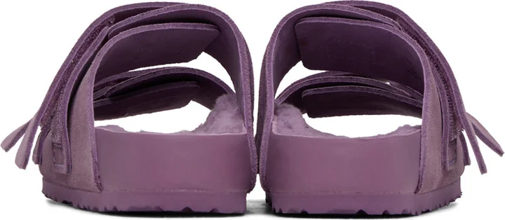 Tekla Purple Birkenstock Edition Uji Sandals - Image 2
