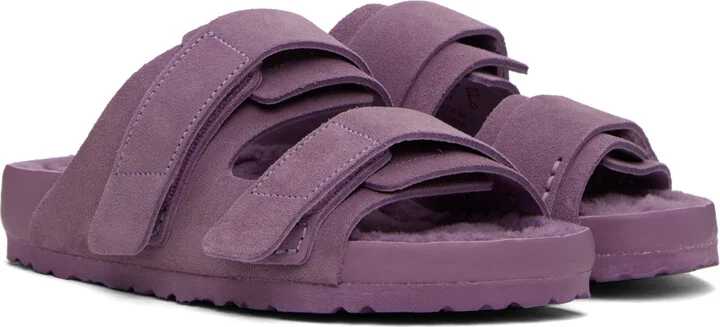Tekla Purple Birkenstock Edition Uji Sandals - Image 4