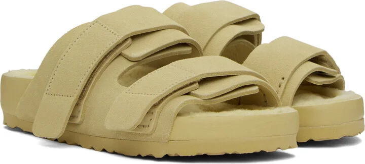 Tekla Yellow Birkenstock Edition Uji Sandals - Image 4