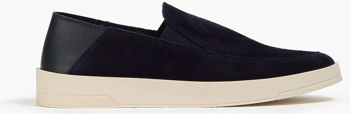 Telo suede collapsible-heel loafers
