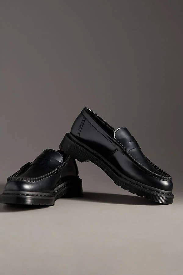 Temara Polished Smooth Leather Loafers - Image 3