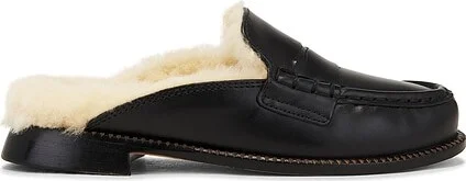 Black Calf With Shearling