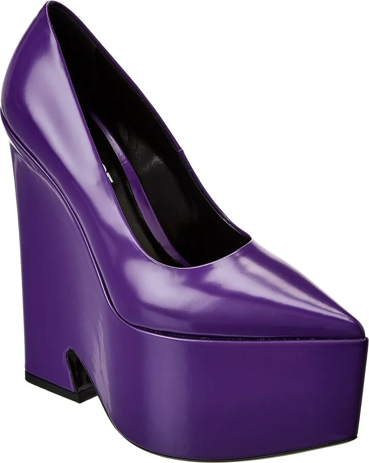 Tempest Leather Platform Pump