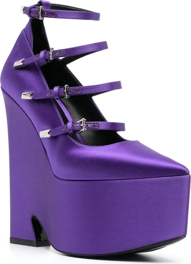 Tempest strappy platform pumps - Image 2