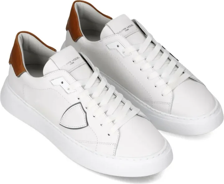 Temple leather low-top sneakers - Image 2