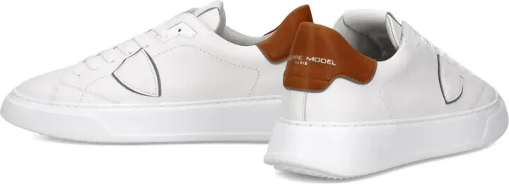 Temple leather low-top sneakers - Image 4
