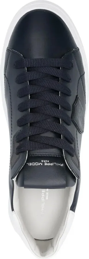 Temple logo-patch sneakers - Image 4