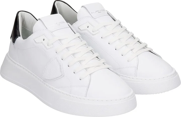 Temple Sneakers In White Leather - Image 2