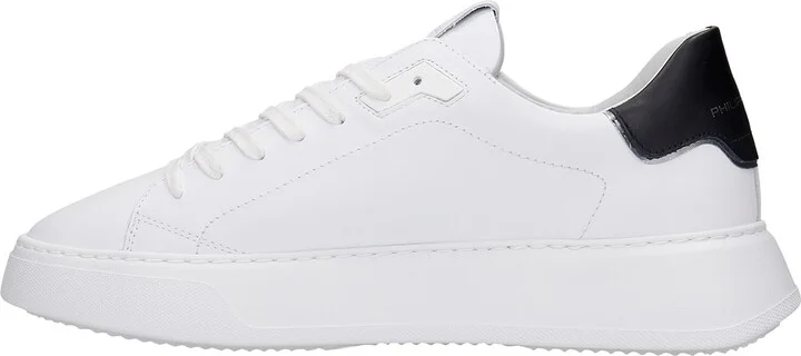 Temple Sneakers In White Leather - Image 3