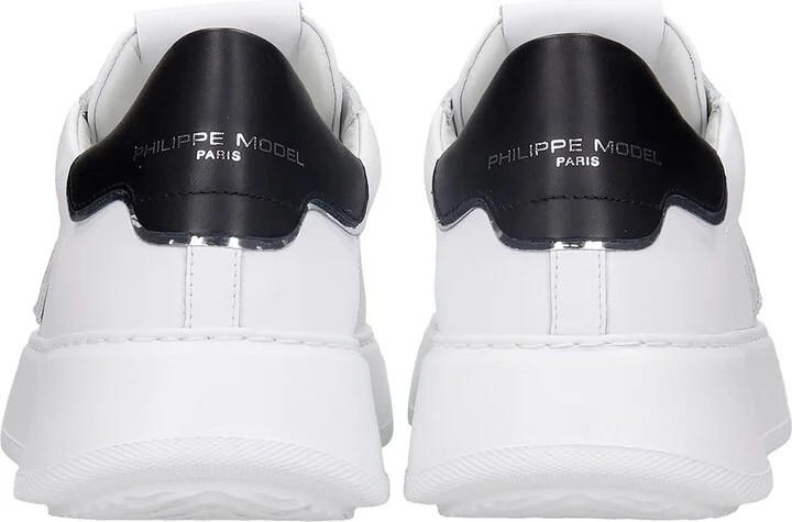 Temple Sneakers In White Leather - Image 5